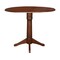 International Concepts Round 42 in Round Dual Drop Leaf Pedestal Table, 36.3 inH, Espresso, 42 W, 42 L, 36.3 in H, Wood K581-42DPT-27B-6B - alternate 3